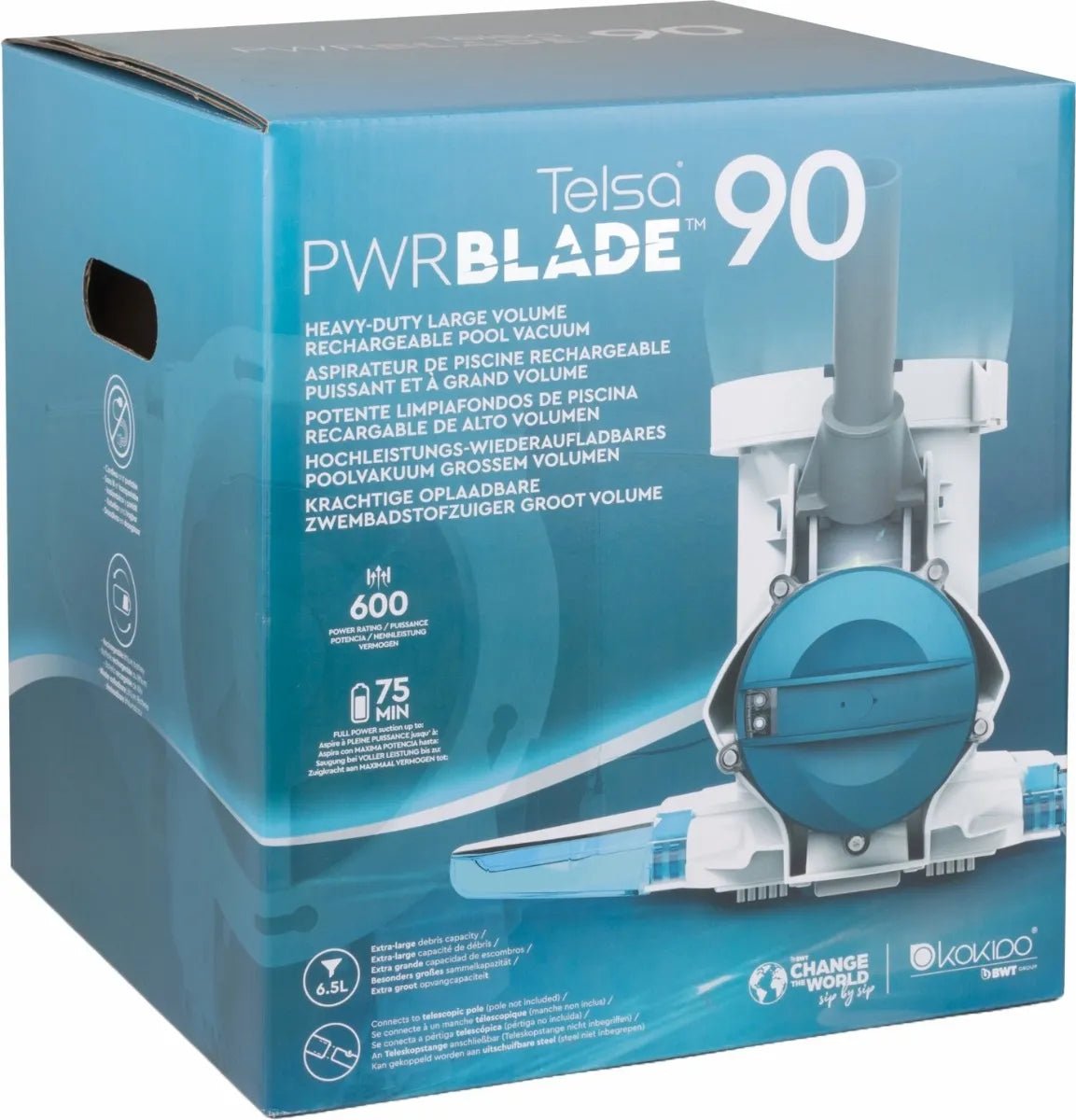 Kokido Telsa Powerblade 90 elektrische zwembadstofzuiger - Azzura Pool