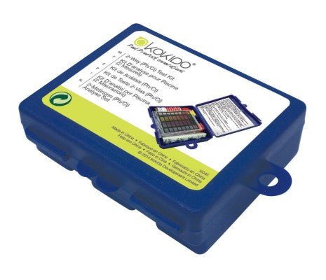 Kokido Tweedelige Testkit (pH/Cl) – 20 ml Phenol + 20 DPD Tabletten - Azzura Pool