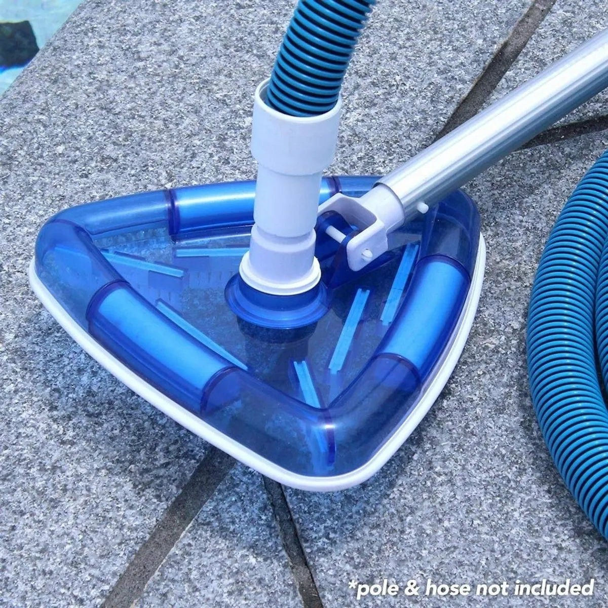 Kokido verzwaarde bodemzuiger driehoekig (blauw-wit) - Azzura Pool
