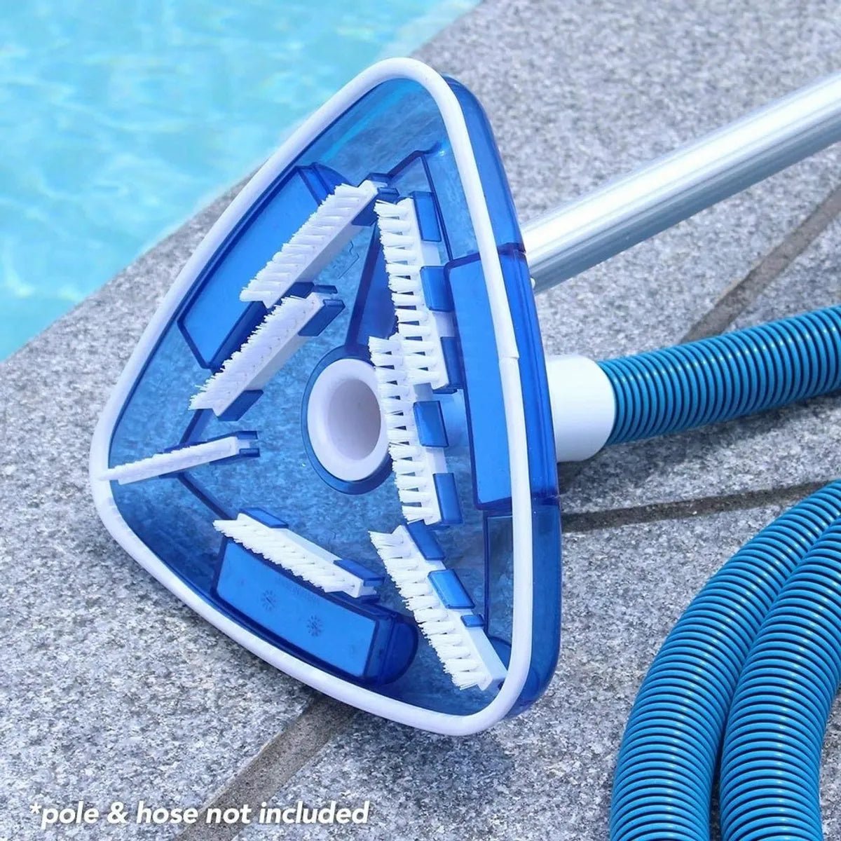 Kokido verzwaarde bodemzuiger driehoekig (blauw-wit) - Azzura Pool