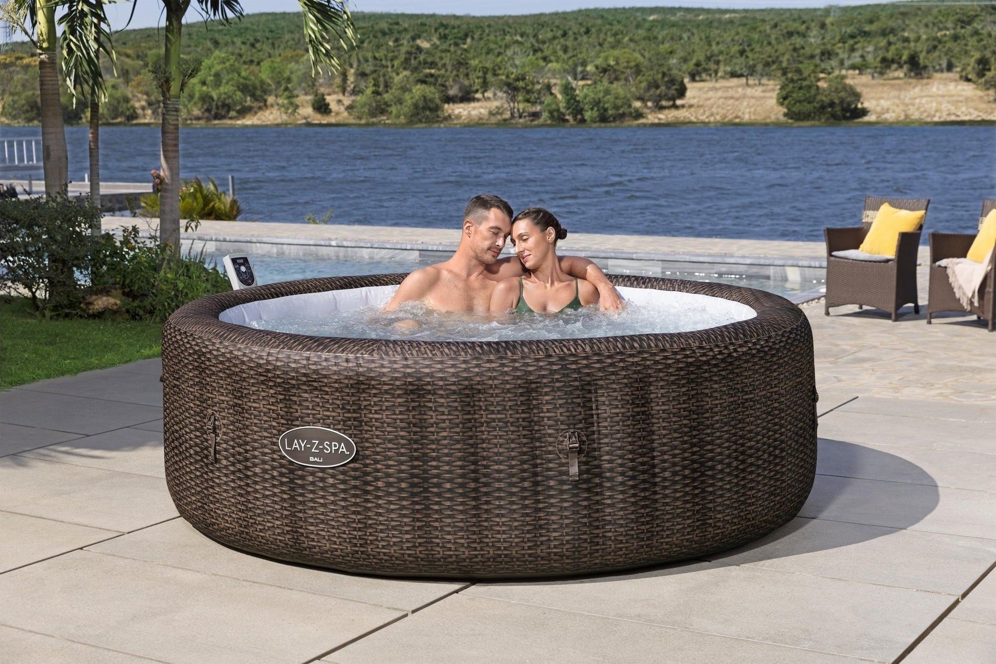 Lay-Z Spa Bali AirJet opblaasbare spa, 7 persoons - Azzura Pool