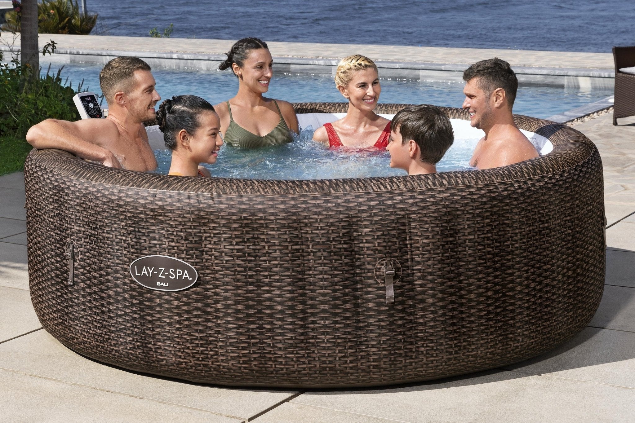 Lay-Z Spa Bali AirJet opblaasbare spa, 7 persoons - Azzura Pool
