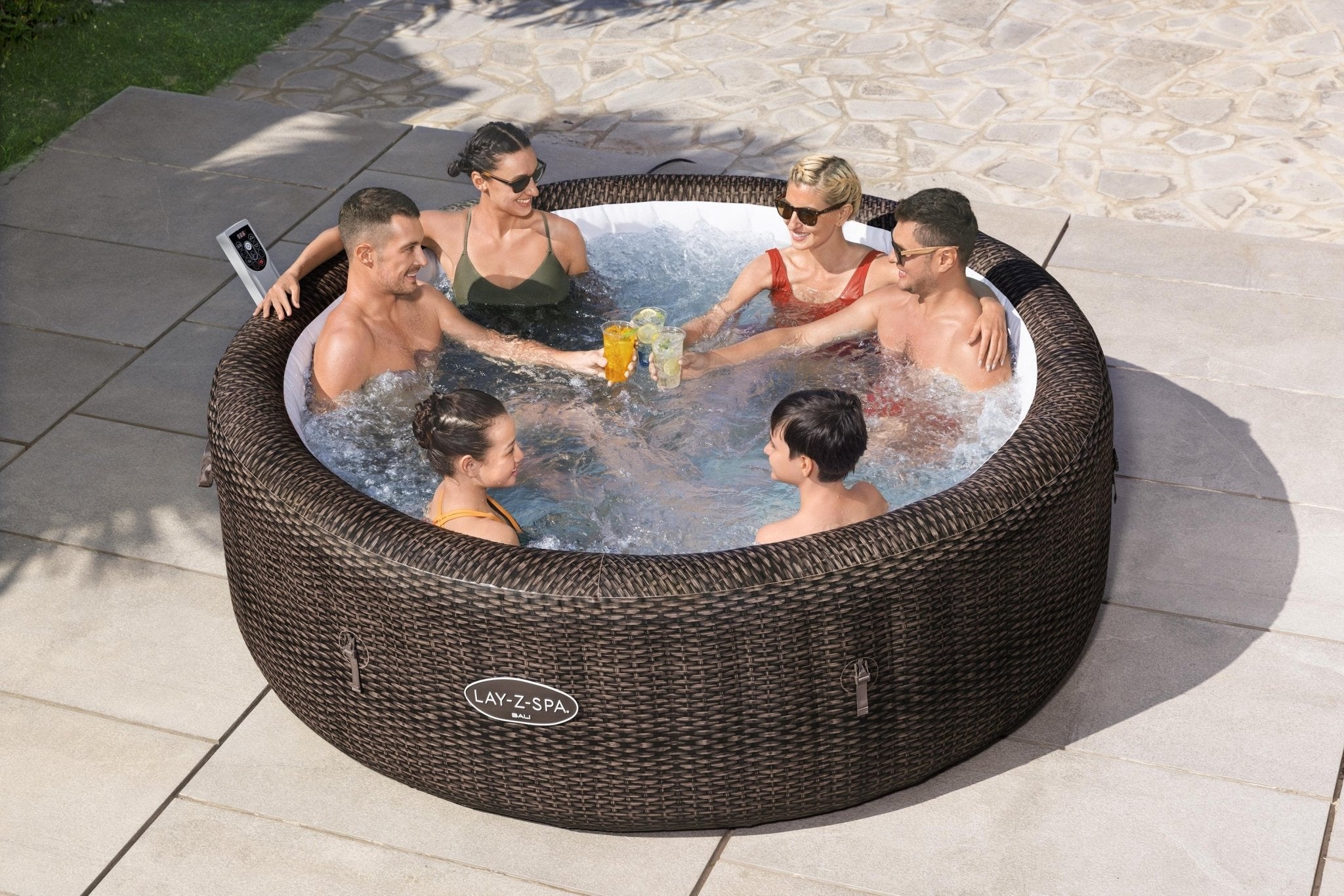 Lay-Z Spa Bali AirJet opblaasbare spa, 7 persoons - Azzura Pool