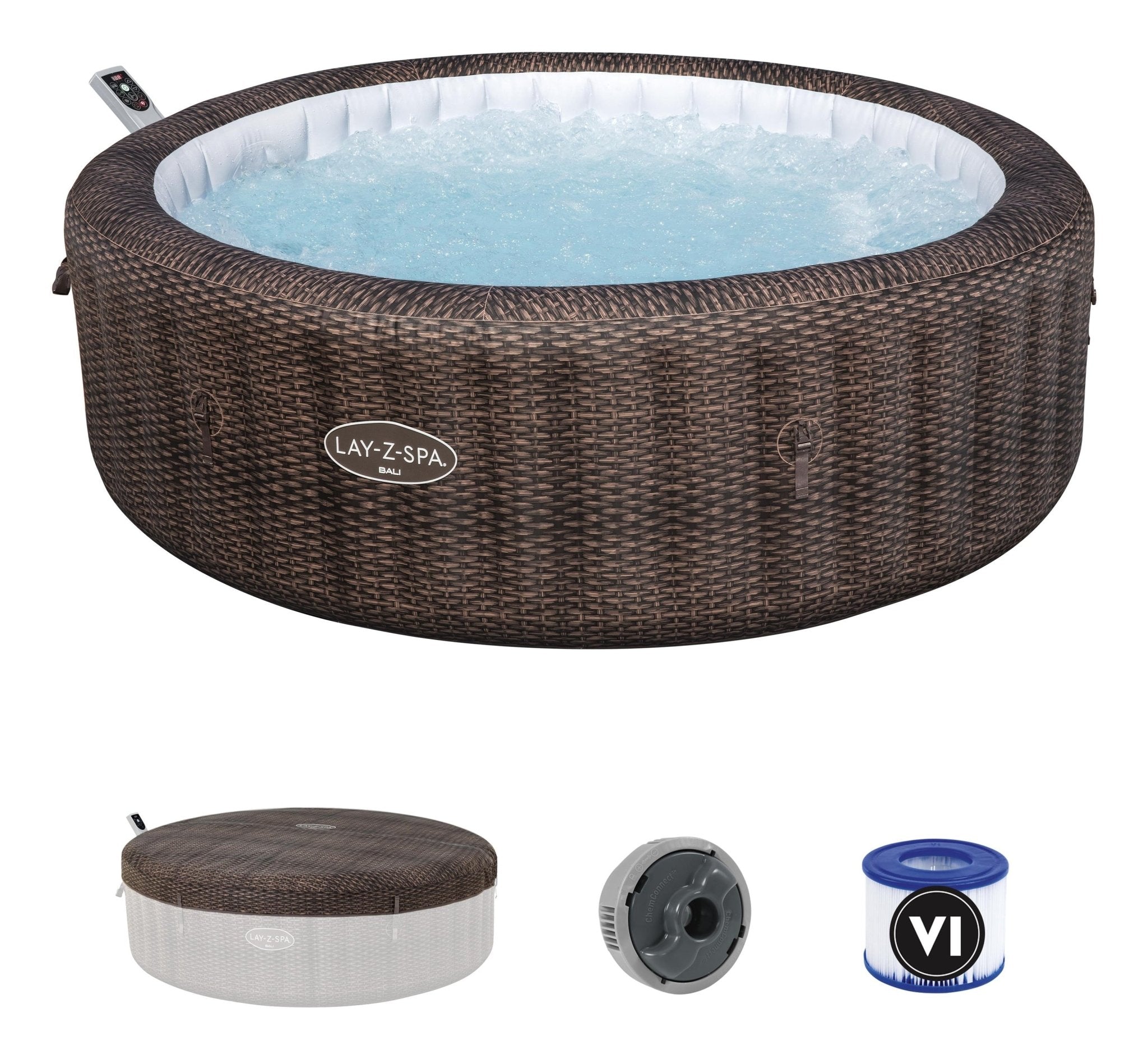 Lay-Z Spa Bali AirJet opblaasbare spa, 7 persoons - Azzura Pool