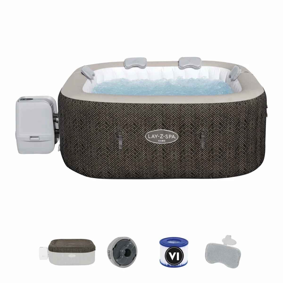 Lay-Z Spa Cabo HydroJet opblaasbare spa - 6 persoons - Azzura Pool