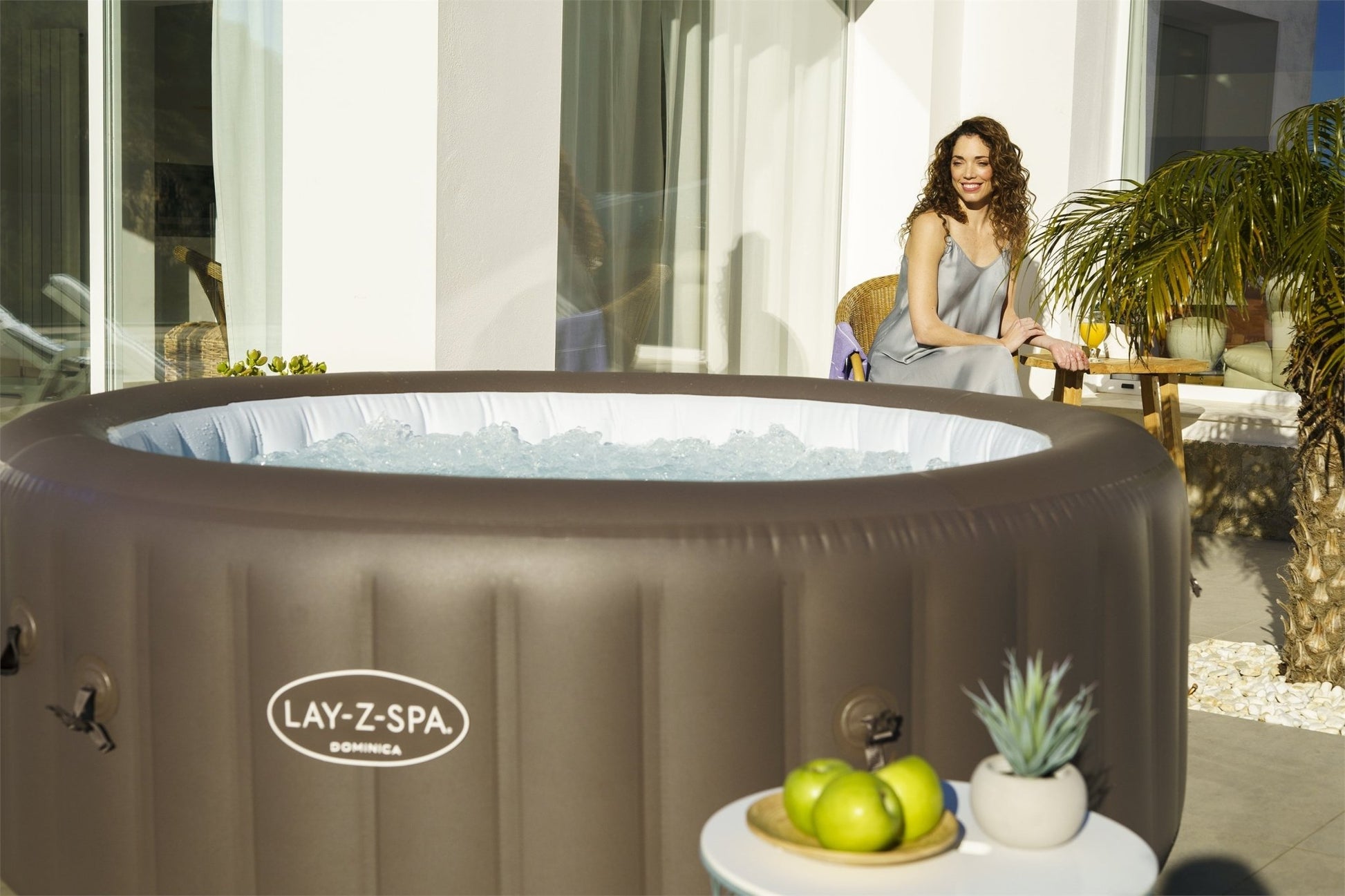 Lay-Z-Spa Dominica HydroJet Opblaasbare spa, 4-6 Personen - Azzura Pool