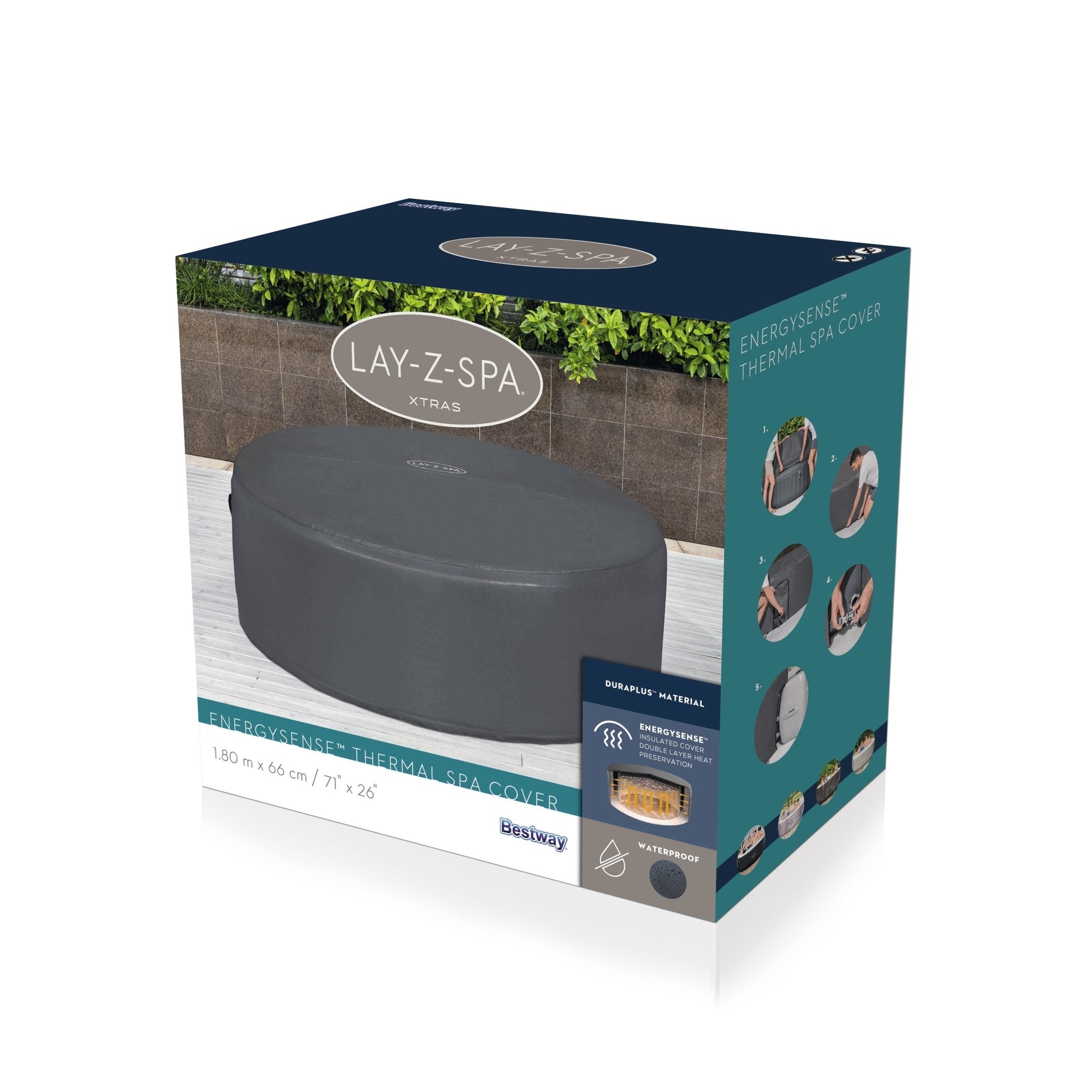 Lay-Z spa isolerende beschermhoes - Ø 170 cm - Azzura Pool
