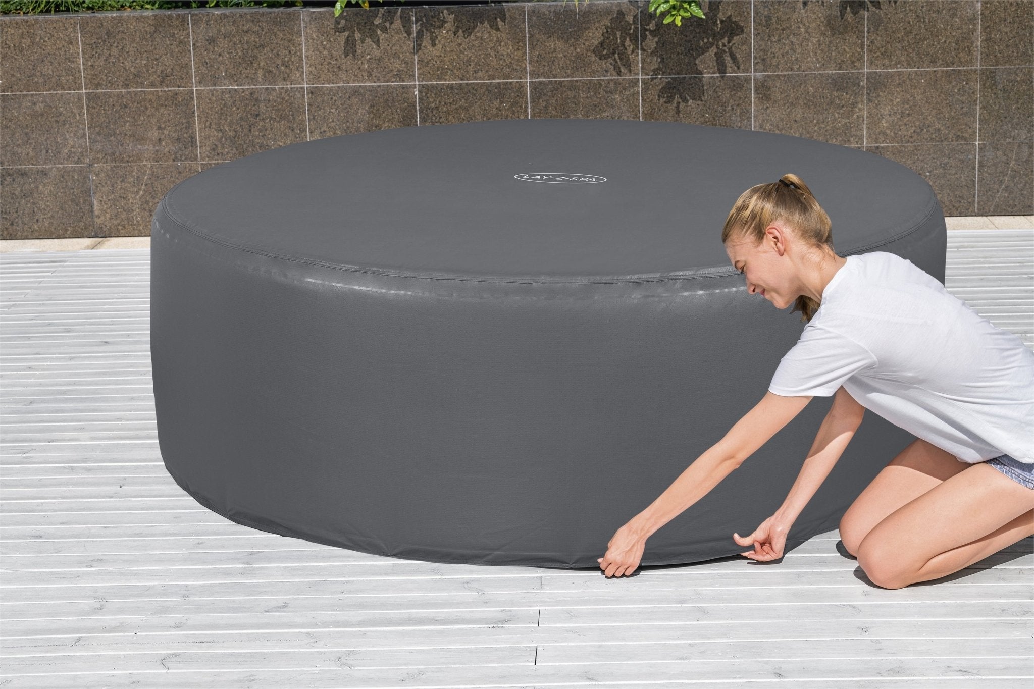 Lay-Z spa isolerende beschermhoes - Ø 216 cm - Azzura Pool