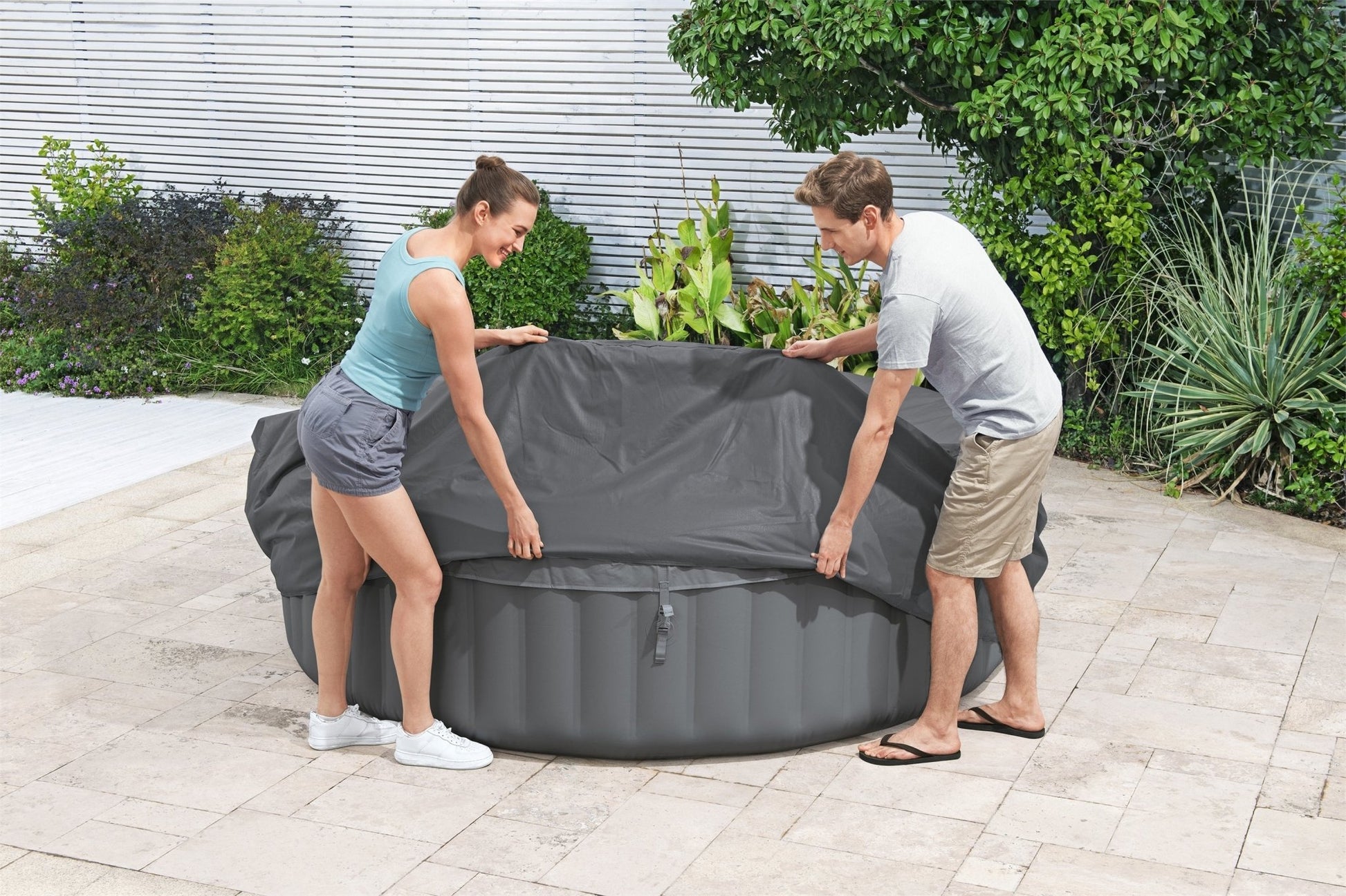 Lay-Z spa isolerende beschermhoes - Ø 236 cm - Azzura Pool