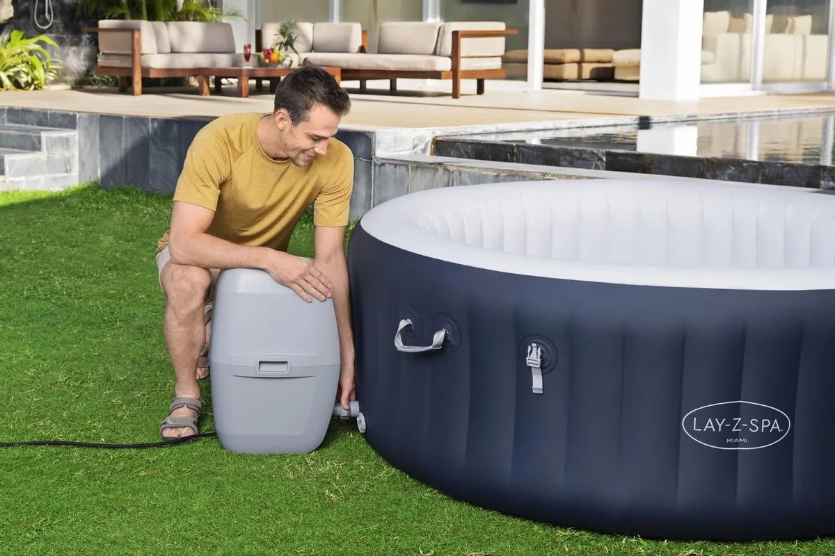 Lay-Z Spa Miami EnergySense Airjet opblaasbare spa - 4 persoons - Azzura Pool