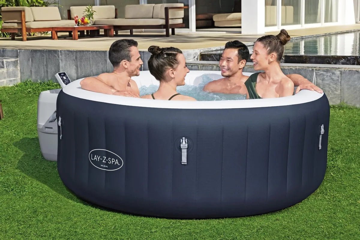 Lay-Z Spa Miami EnergySense Airjet opblaasbare spa - 4 persoons - Azzura Pool