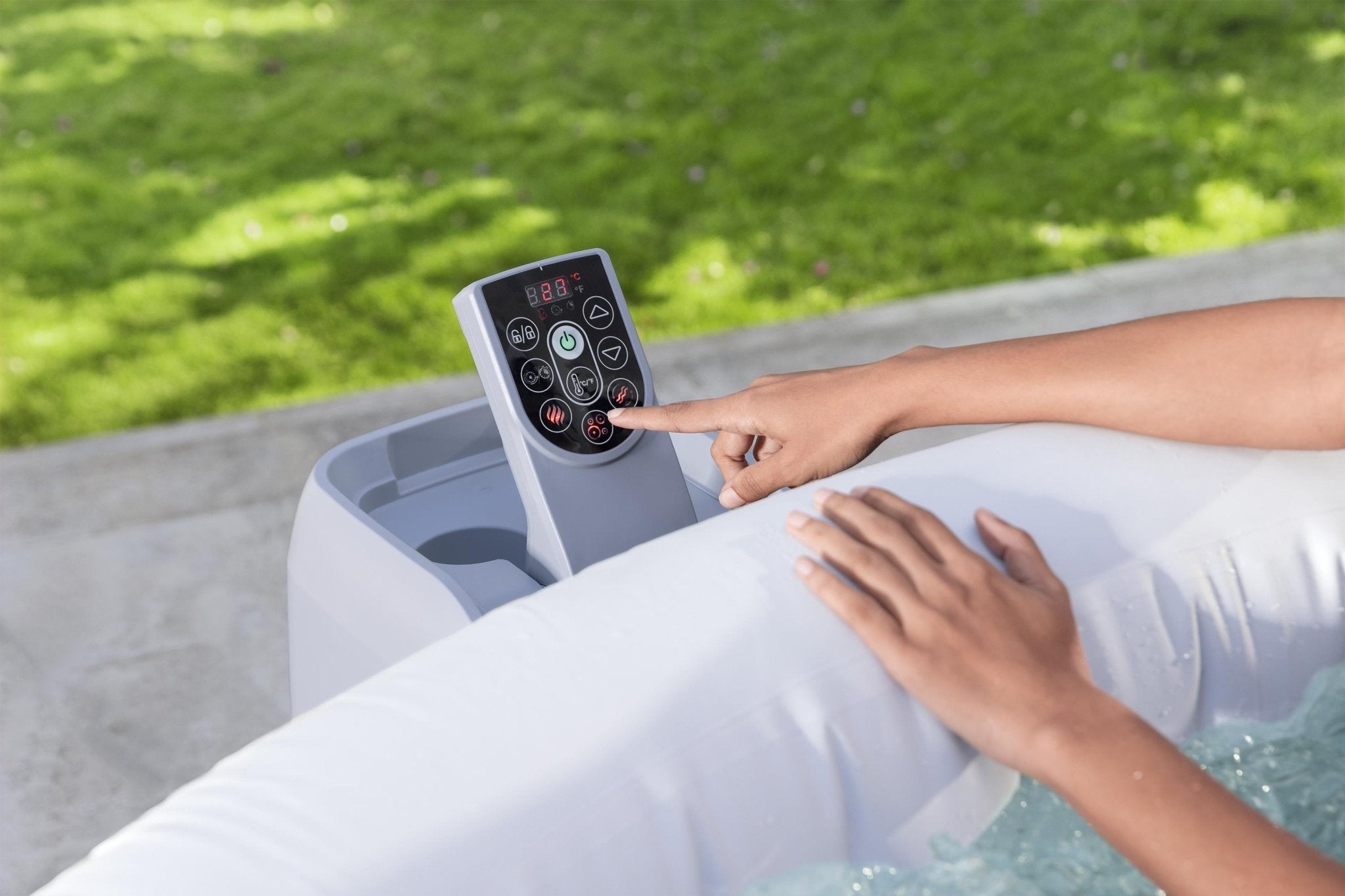 Lay-Z Spa Miami EnergySense Airjet opblaasbare spa - 6 persoons - Azzura Pool
