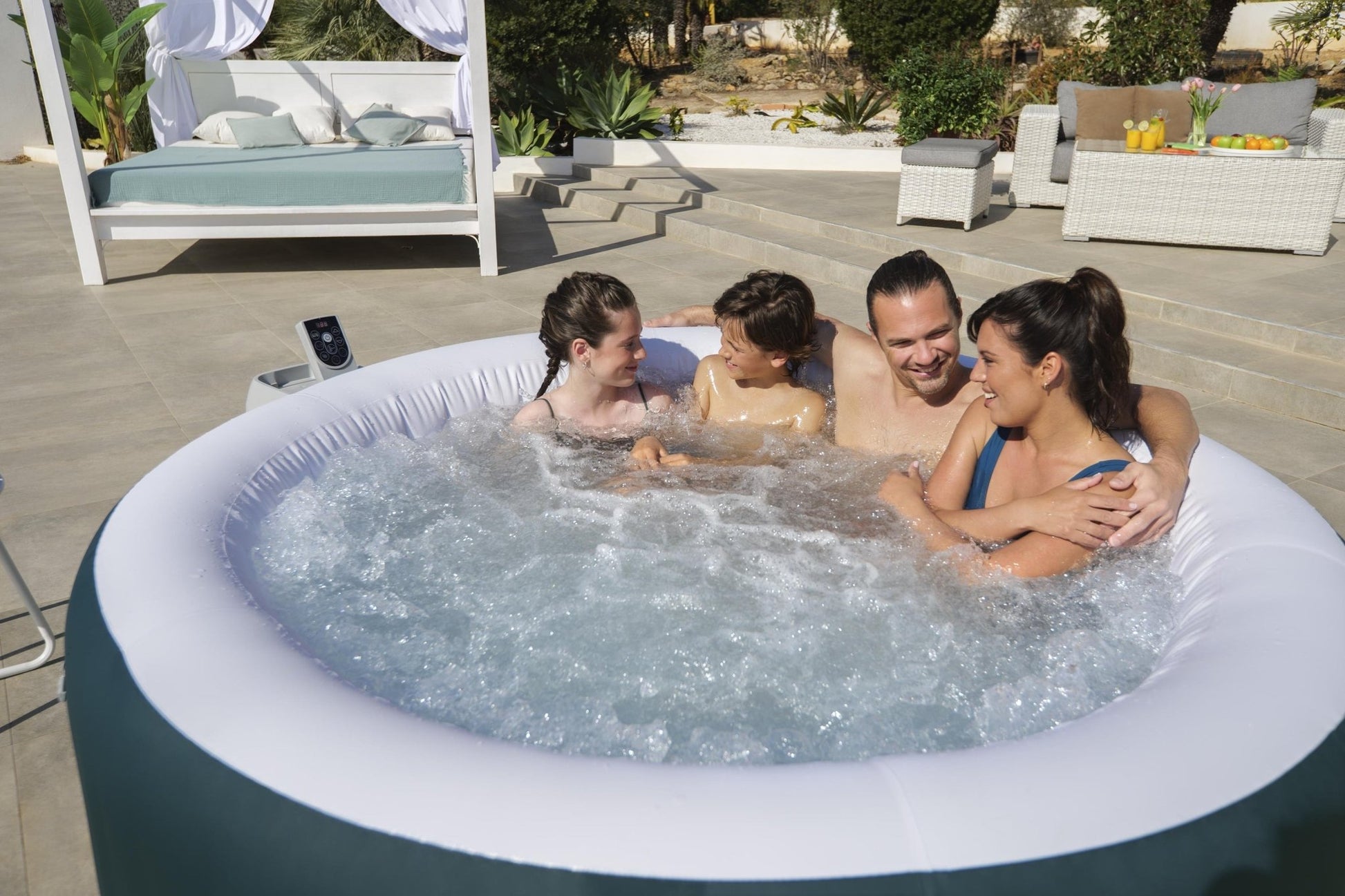 Lay-Z Spa Miami EnergySense Airjet opblaasbare spa - 6 persoons - Azzura Pool