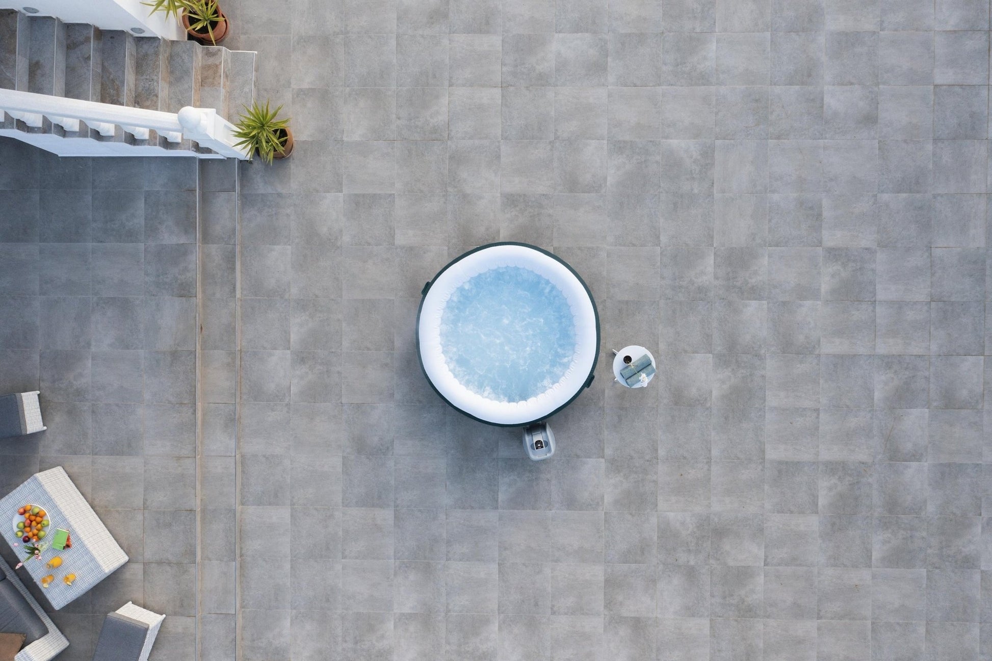 Lay-Z Spa Miami EnergySense Airjet opblaasbare spa - 6 persoons - Azzura Pool