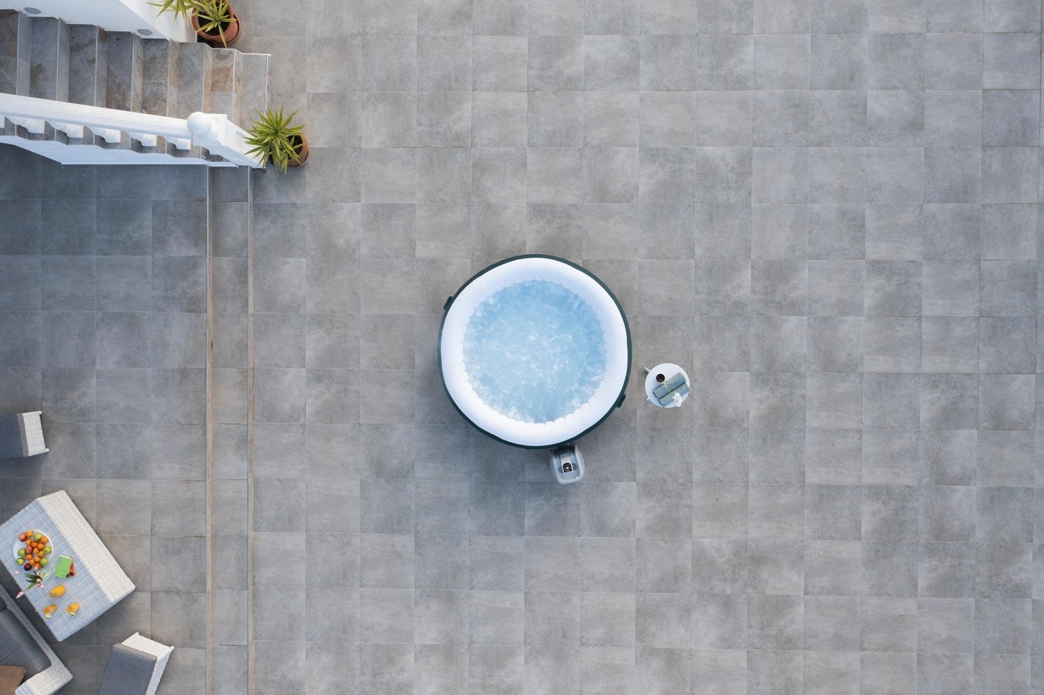 Lay-Z Spa Miami EnergySense Airjet opblaasbare spa - 6 persoons - Azzura Pool
