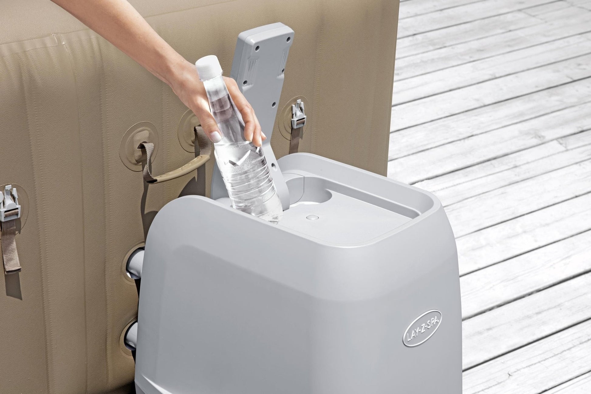 Lay-Z Spa Palma EnergySense Smart Hydrojet Pro opblaasbare spa - 7 persoons - Azzura Pool