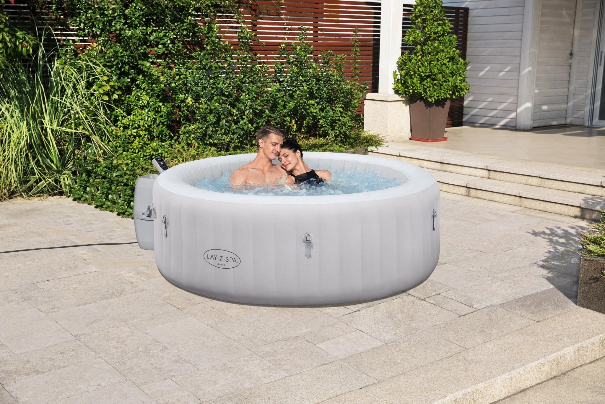 Lay-Z Spa Paris EnergySense Airjet opblaasbare spa - 6 persoons - Azzura Pool