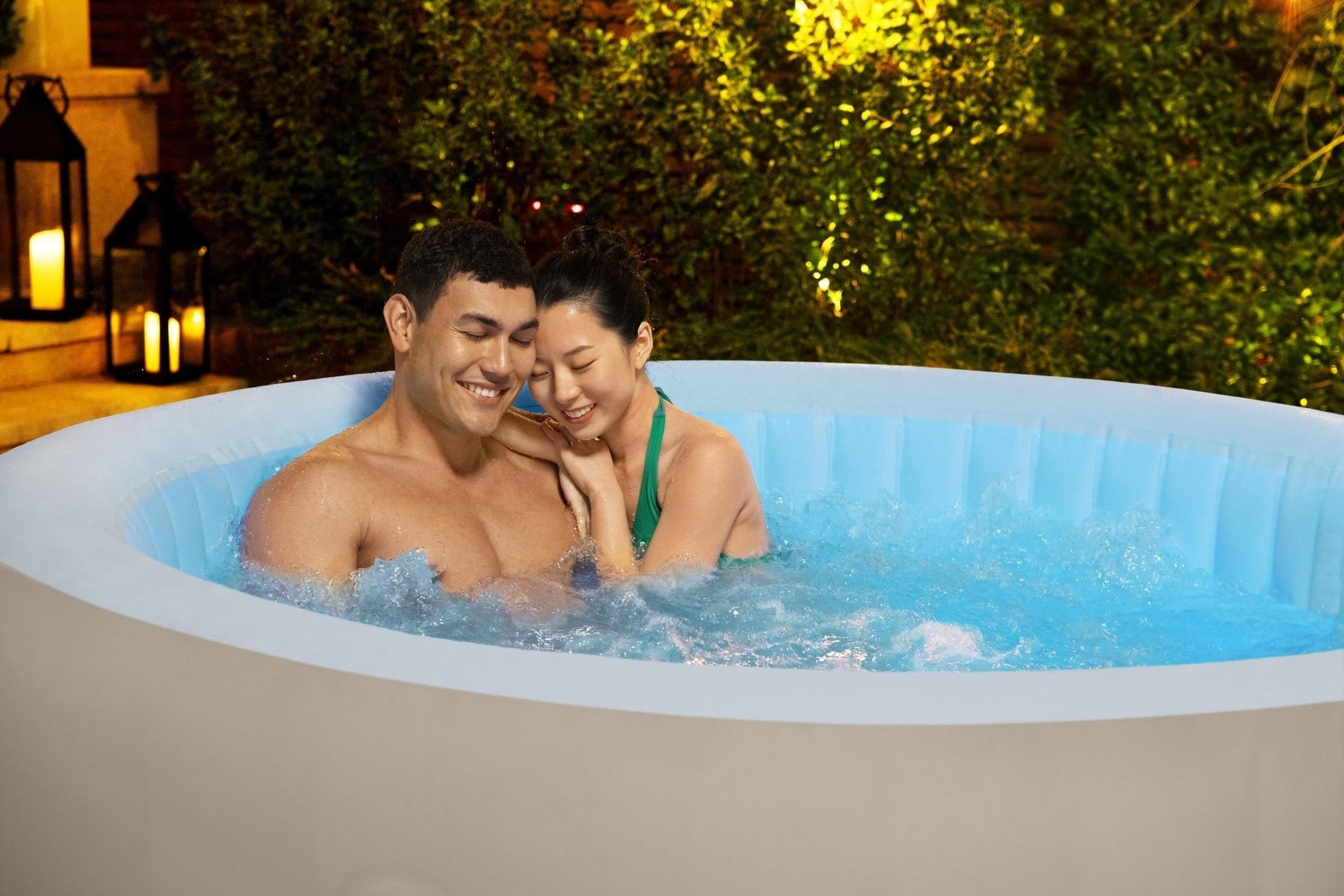 Lay-Z Spa Paris EnergySense Airjet opblaasbare spa - 6 persoons - Azzura Pool