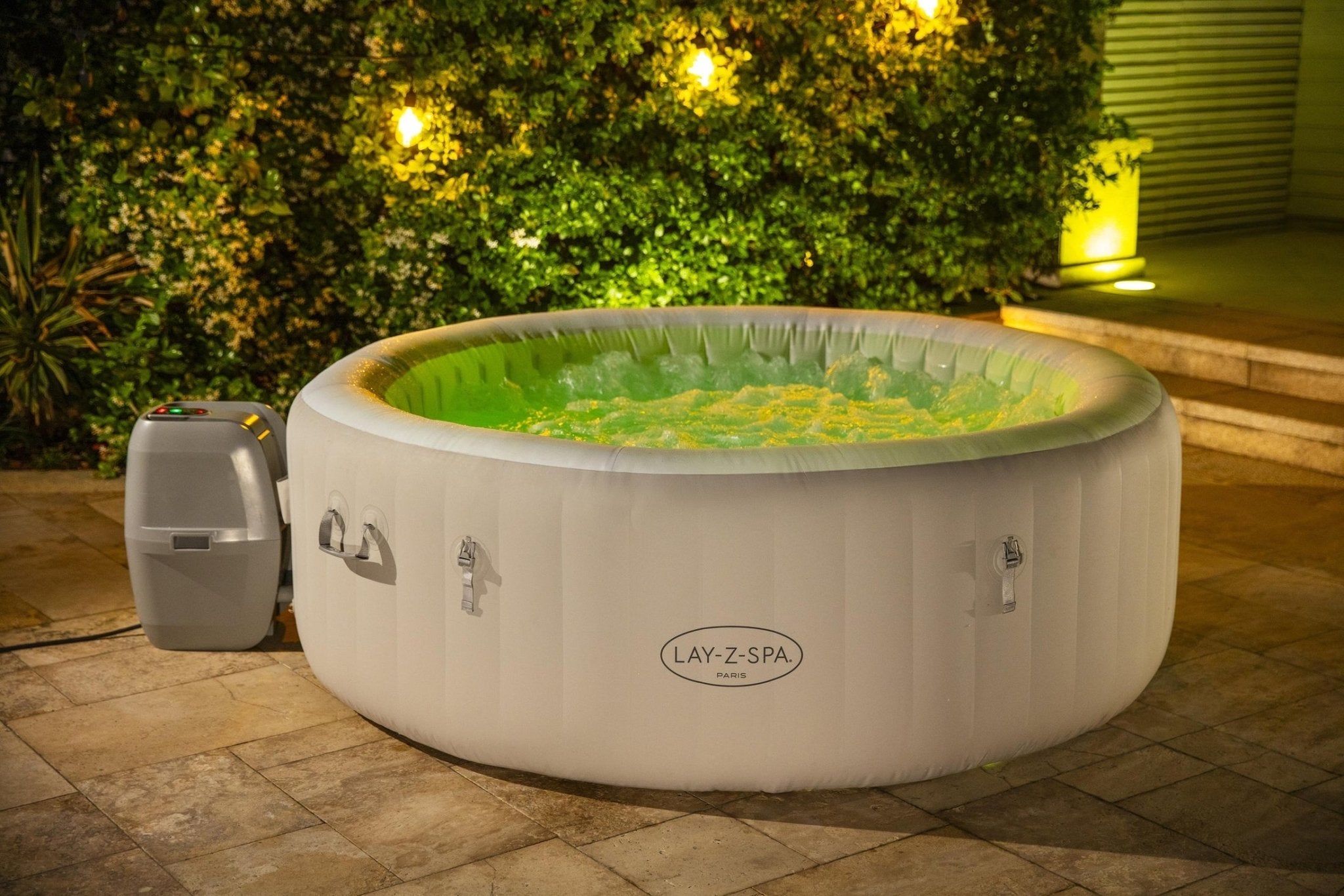 Lay-Z Spa Paris EnergySense Airjet opblaasbare spa - 6 persoons - Azzura Pool
