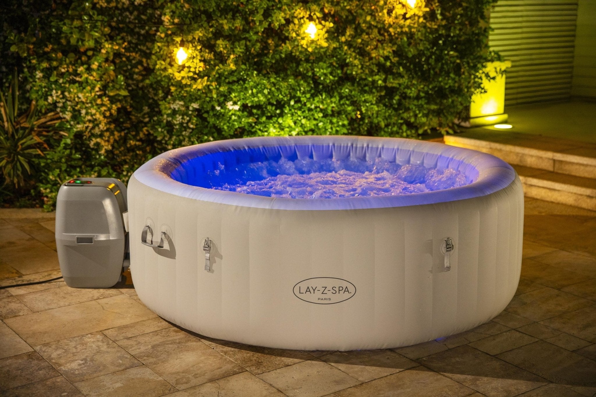 Lay-Z Spa Paris EnergySense Airjet opblaasbare spa - 6 persoons - Azzura Pool