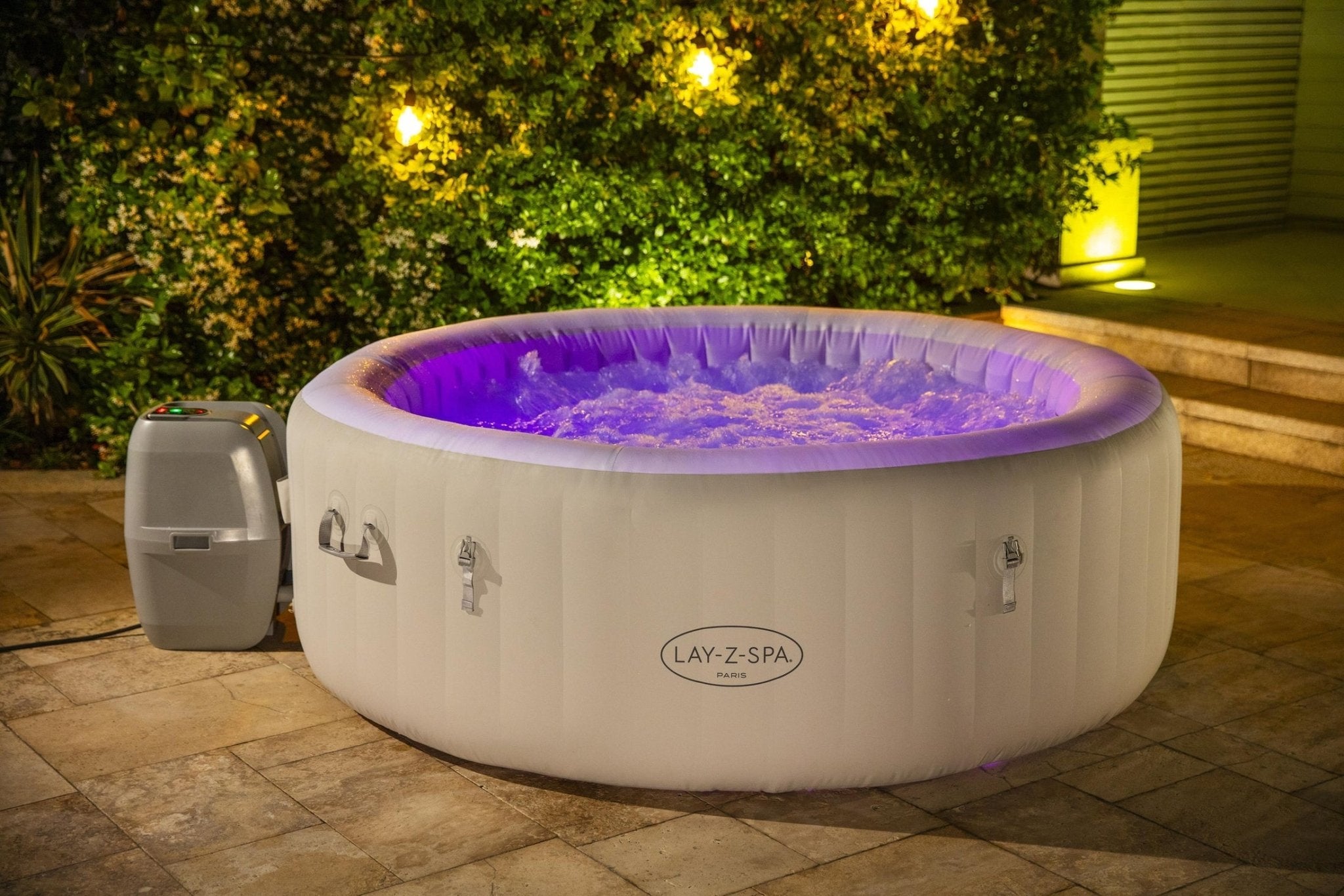 Lay-Z Spa Paris EnergySense Airjet opblaasbare spa - 6 persoons - Azzura Pool