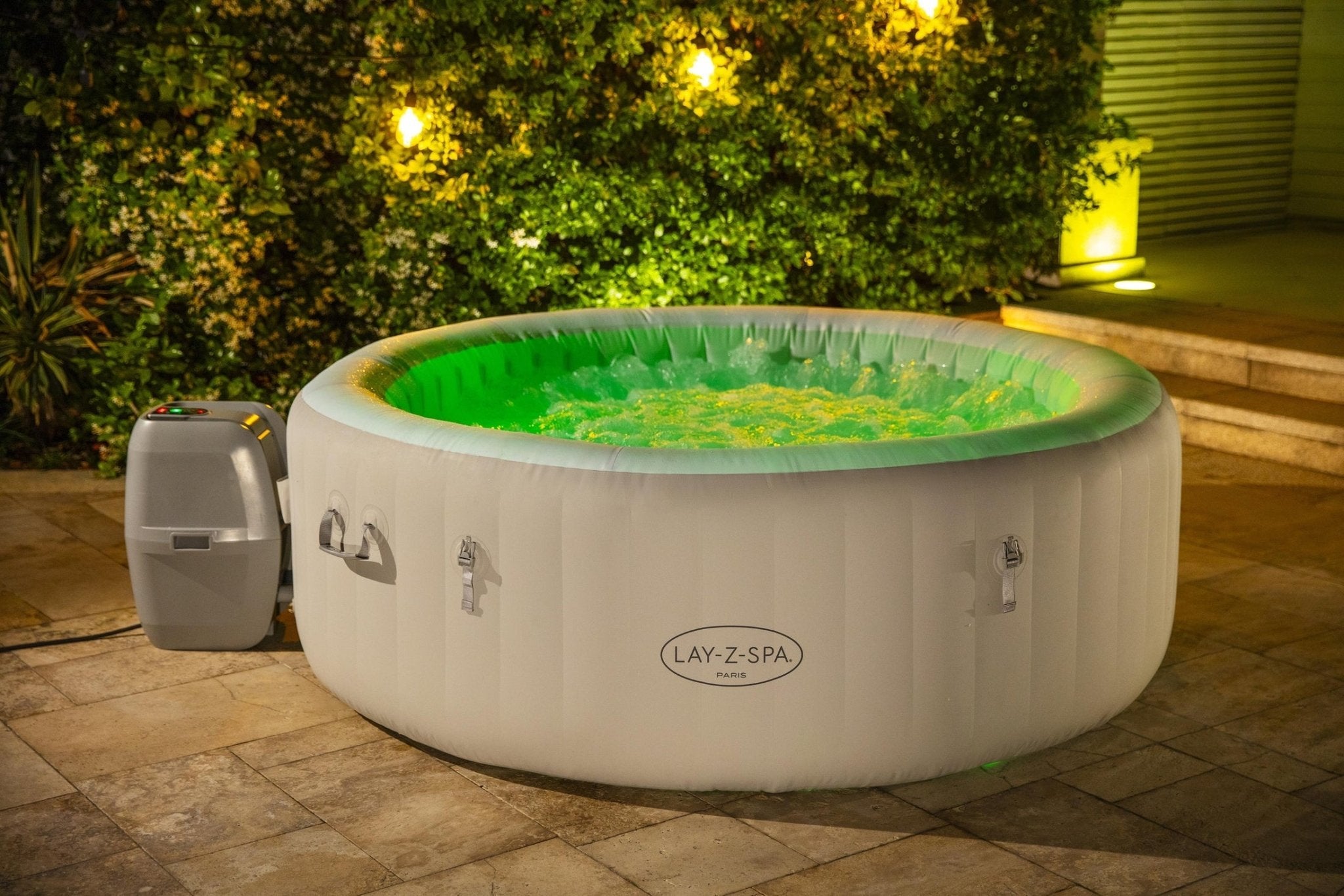 Lay-Z Spa Paris EnergySense Airjet opblaasbare spa - 6 persoons - Azzura Pool