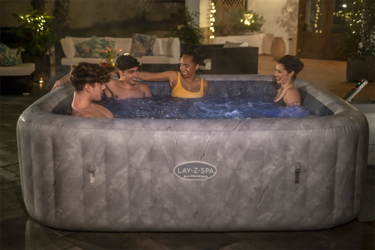 Lay-Z Spa San Francisco EnergySense Hydrojet Pro opblaasbare spa - 7 persoons - Azzura Pool