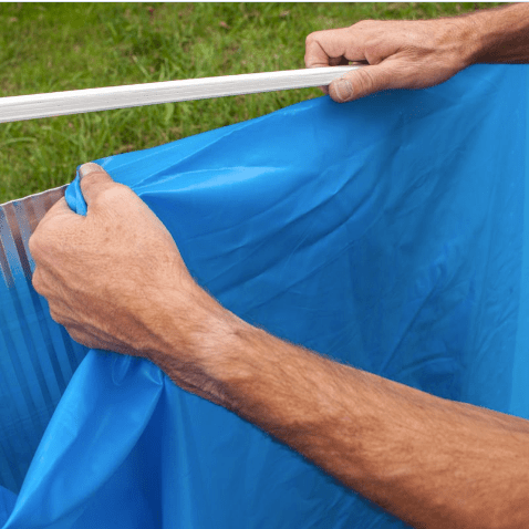 Liner voor metalen zwembad 610 x 375 x 132 cm - Azzura Pool