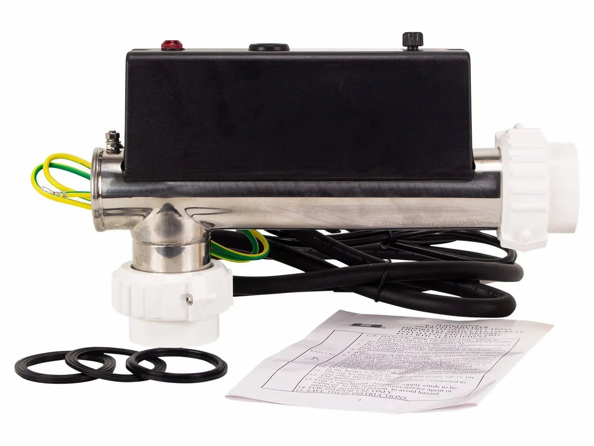 LX H30-R2 spa heater 3 kW - 1,5 inch (L-vorm) - Azzura Pool