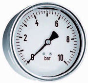 Manometer RVS 63mm glycerine aa 0 - 10 - Azzura Pool