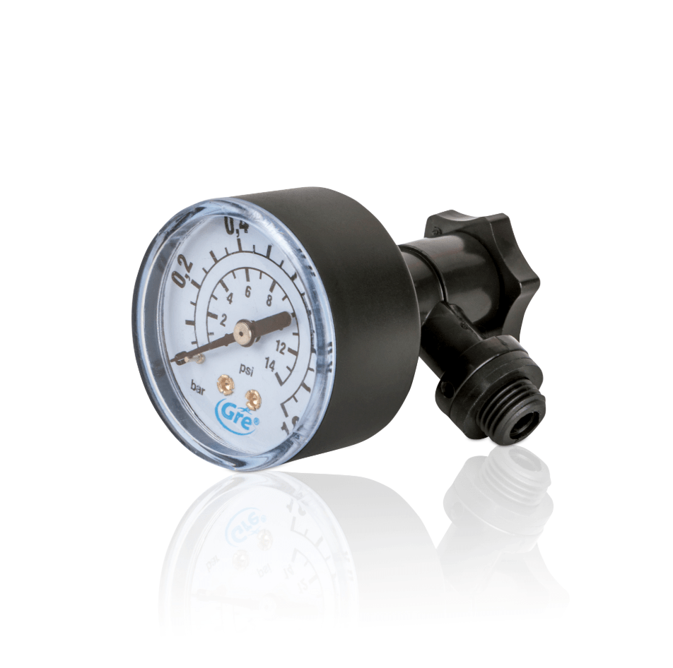 Manometer zandfilter drukmeter 0 - 3 bar - Azzura Pool