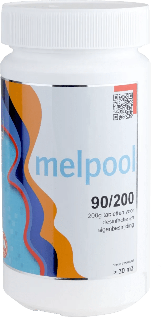Melpool grote chloortabletten 200 grams 1 kg - Azzura Pool