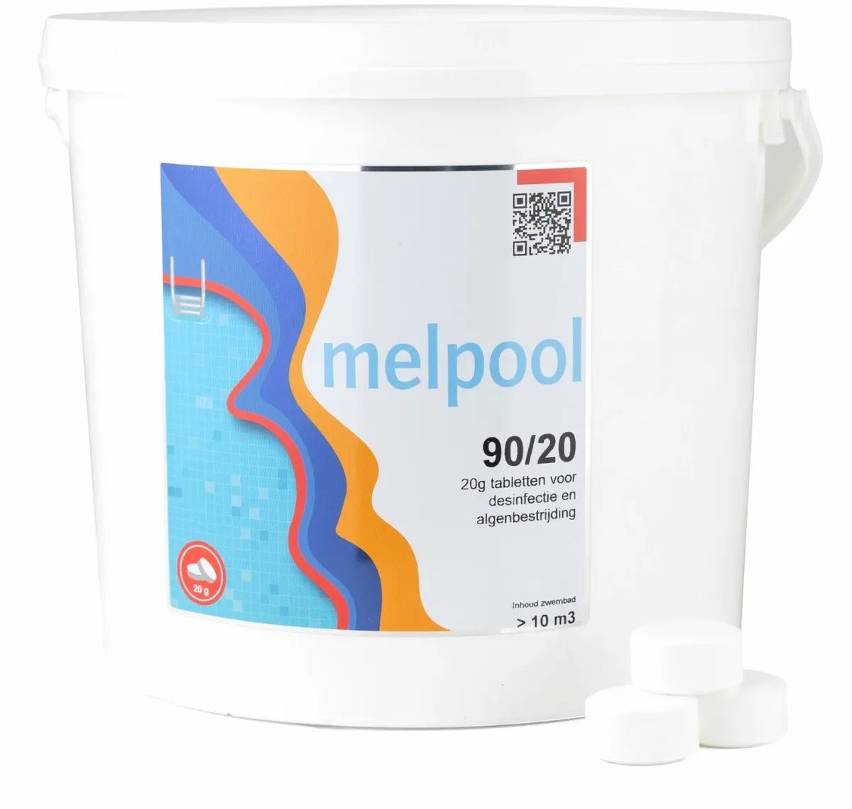 Melpool kleine chloortabletten 20 grams 5 kg - Azzura Pool