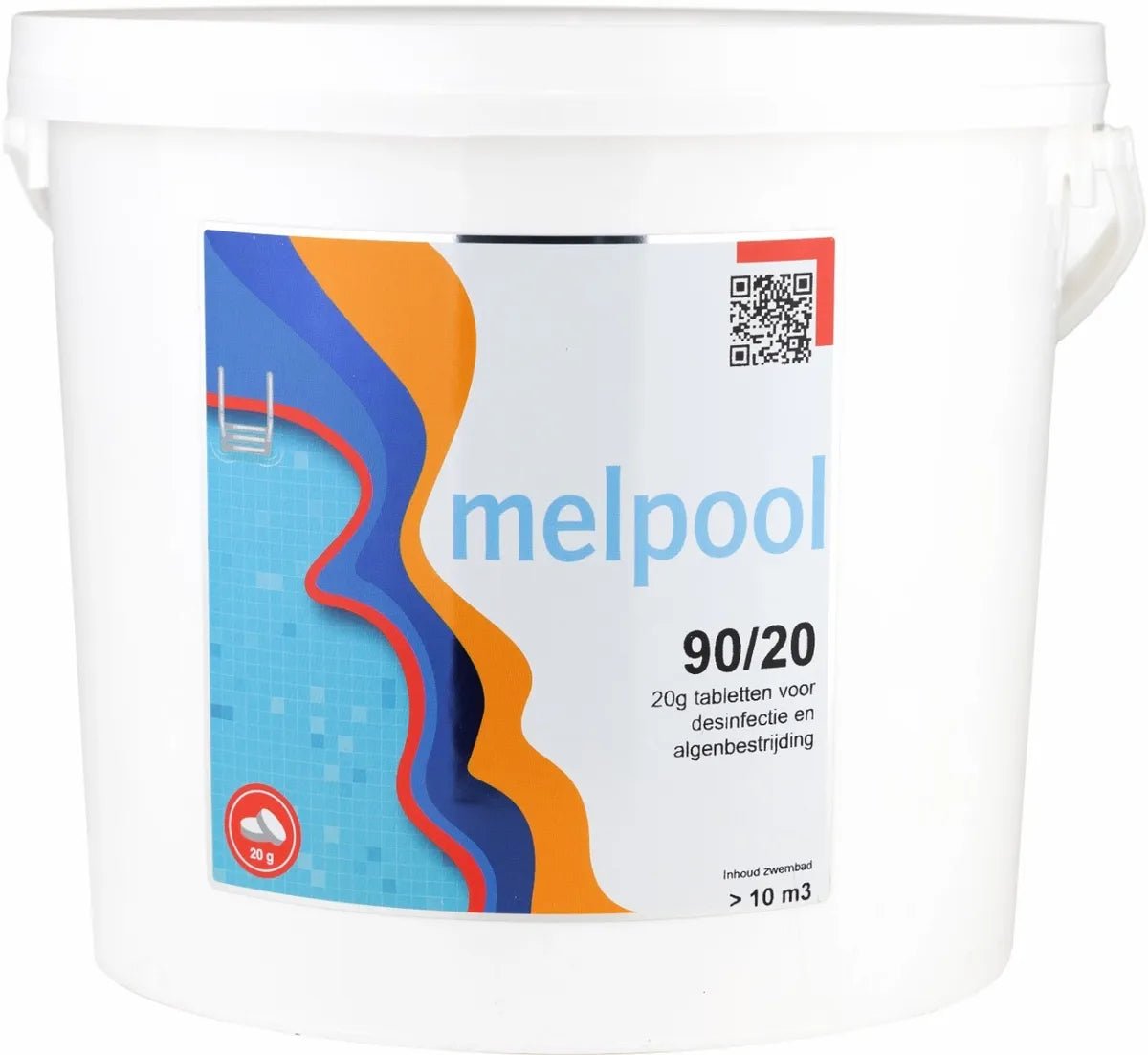 Melpool kleine chloortabletten 20 grams 5 kg - Azzura Pool