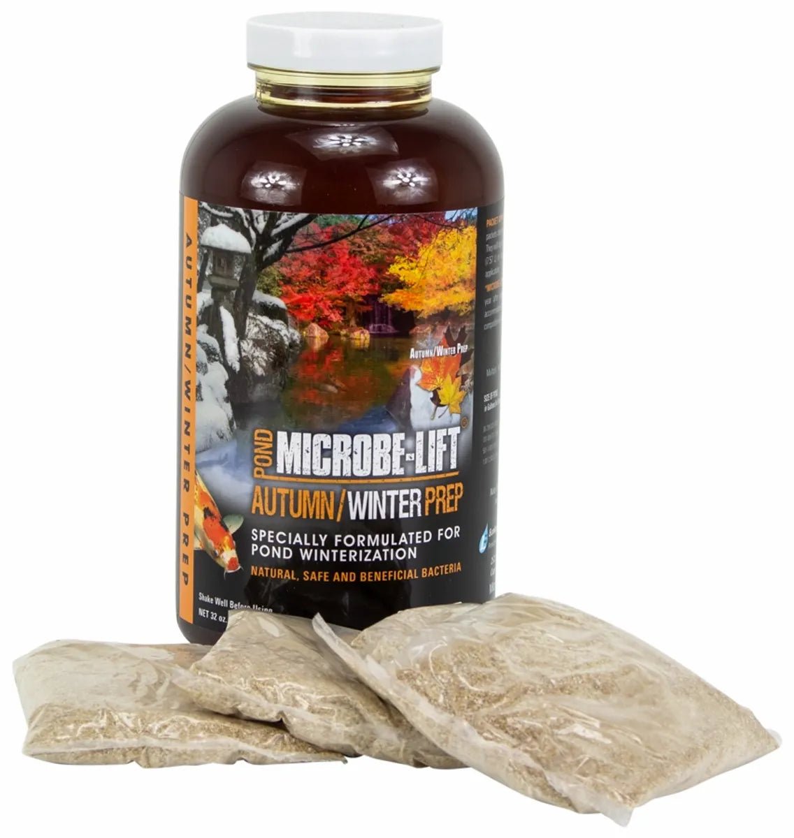 Microbe-lift Autumn Winter prep 1L + 4 zakjes - Azzura Pool