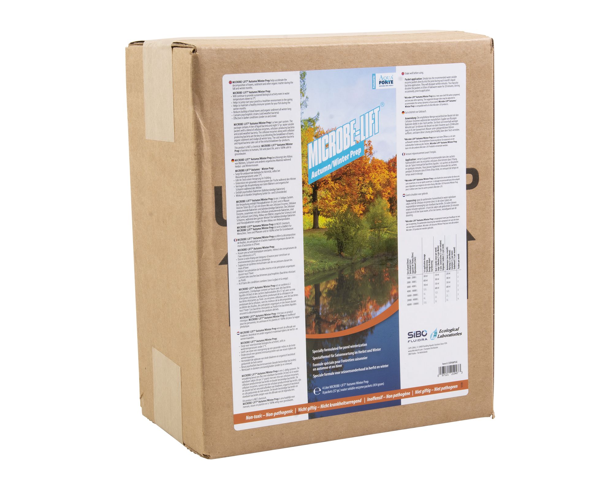 Microbe-Lift Autumn Winter Prep 4L + 8 Zakjes - Azzura Pool