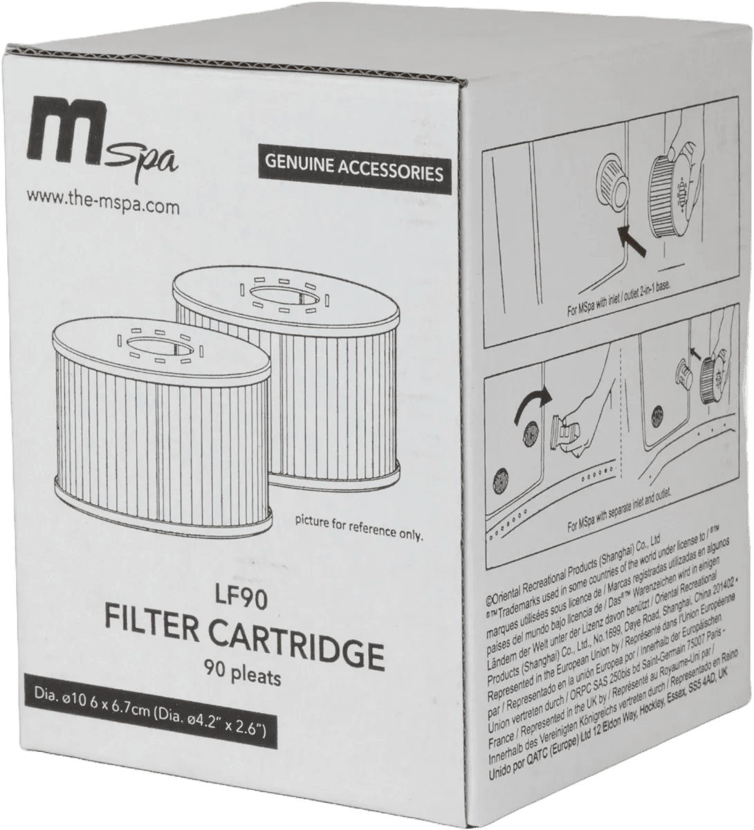 MSpa spa filter - 2 stuks - Azzura Pool