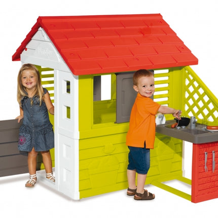 Smoby Playhouse Naturaleza + Cocina