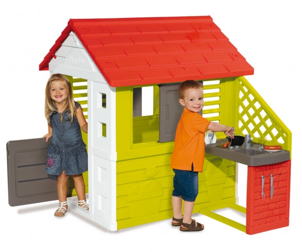 Smoby Playhouse Naturaleza + Cocina