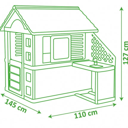 Smoby Playhouse Naturaleza + Cocina