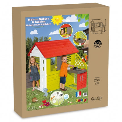 Smoby Playhouse Naturaleza + Cocina