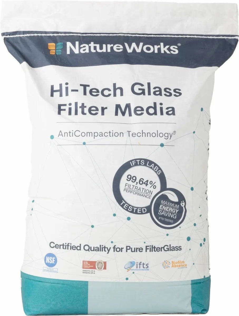 Nature works Hi-Tech Filterglas - 20 kg - Azzura Pool
