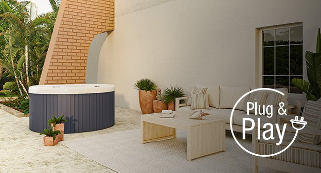 NetSpa Halve Maan - 4 persoons - Azzura Pool