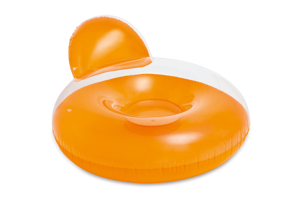 Chaise gonflable Intex - Orange - 137cm x 122cm