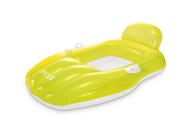 Colchón de aire Intex Chill 'N Float 163cm x 104cm - Verde