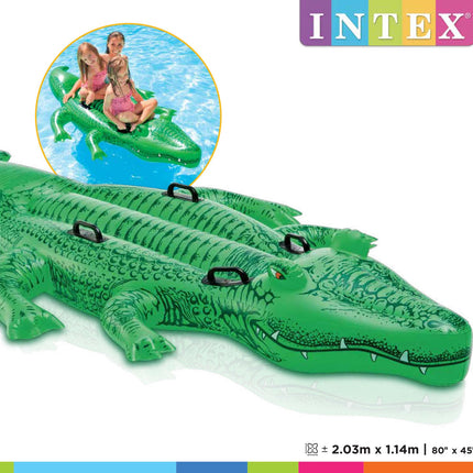 Intex krokodil - 203cm x 114cm