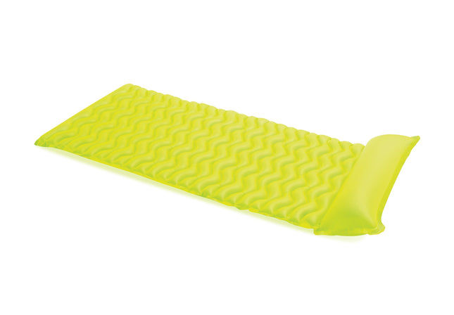 Colchón de aire Intex 229cm x 86cm - Amarillo