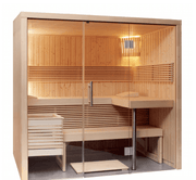 Panorama Small Binnen Sauna - Azzura Pool