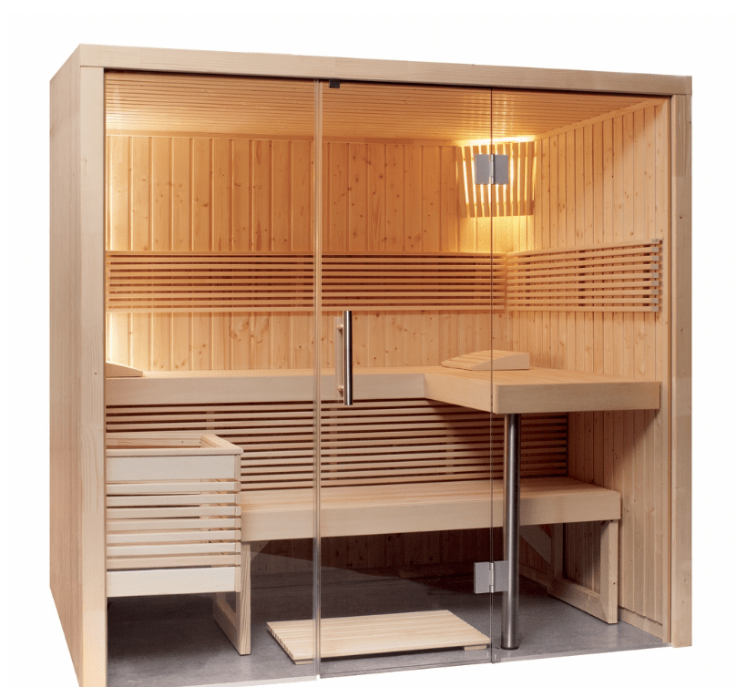 Panorama Small Binnen Sauna - Azzura Pool
