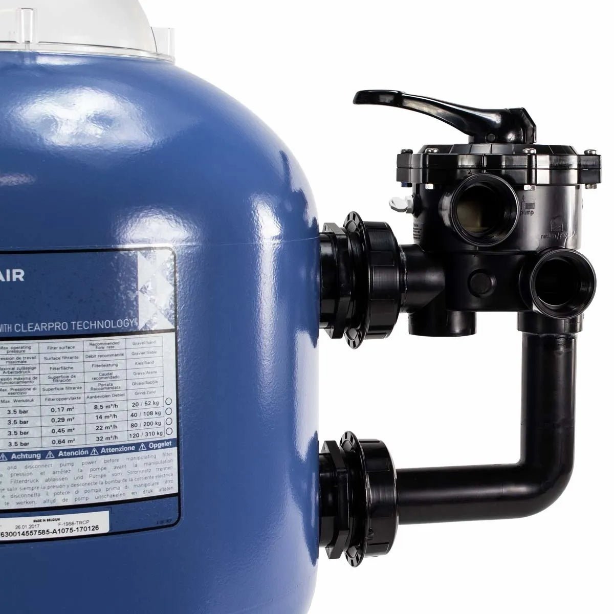Pentair Triton II side mount zandfilter 22m³ - Azzura Pool